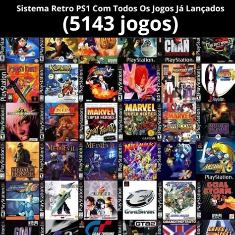 lista todos jogos PS1